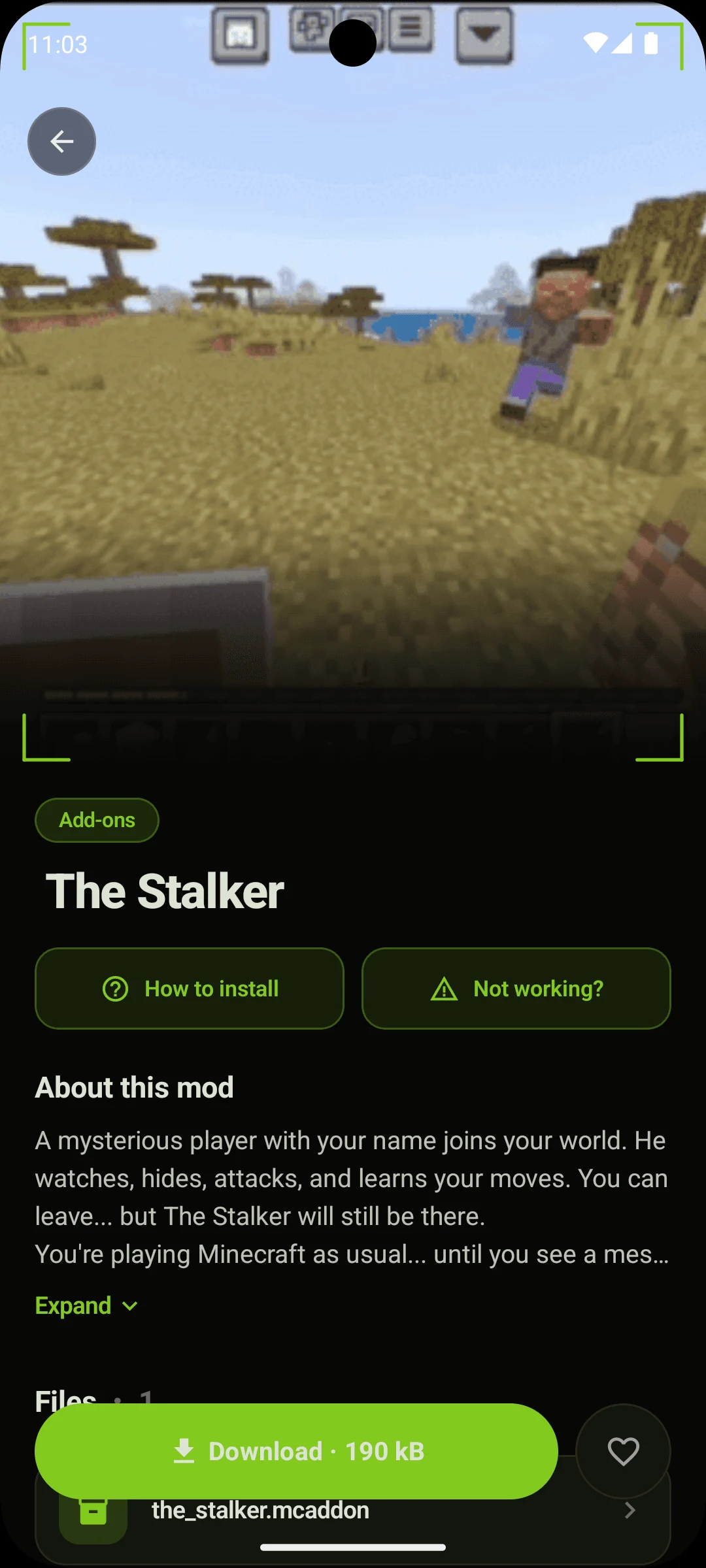 Stalker Mod for Minecraft PE screenshot