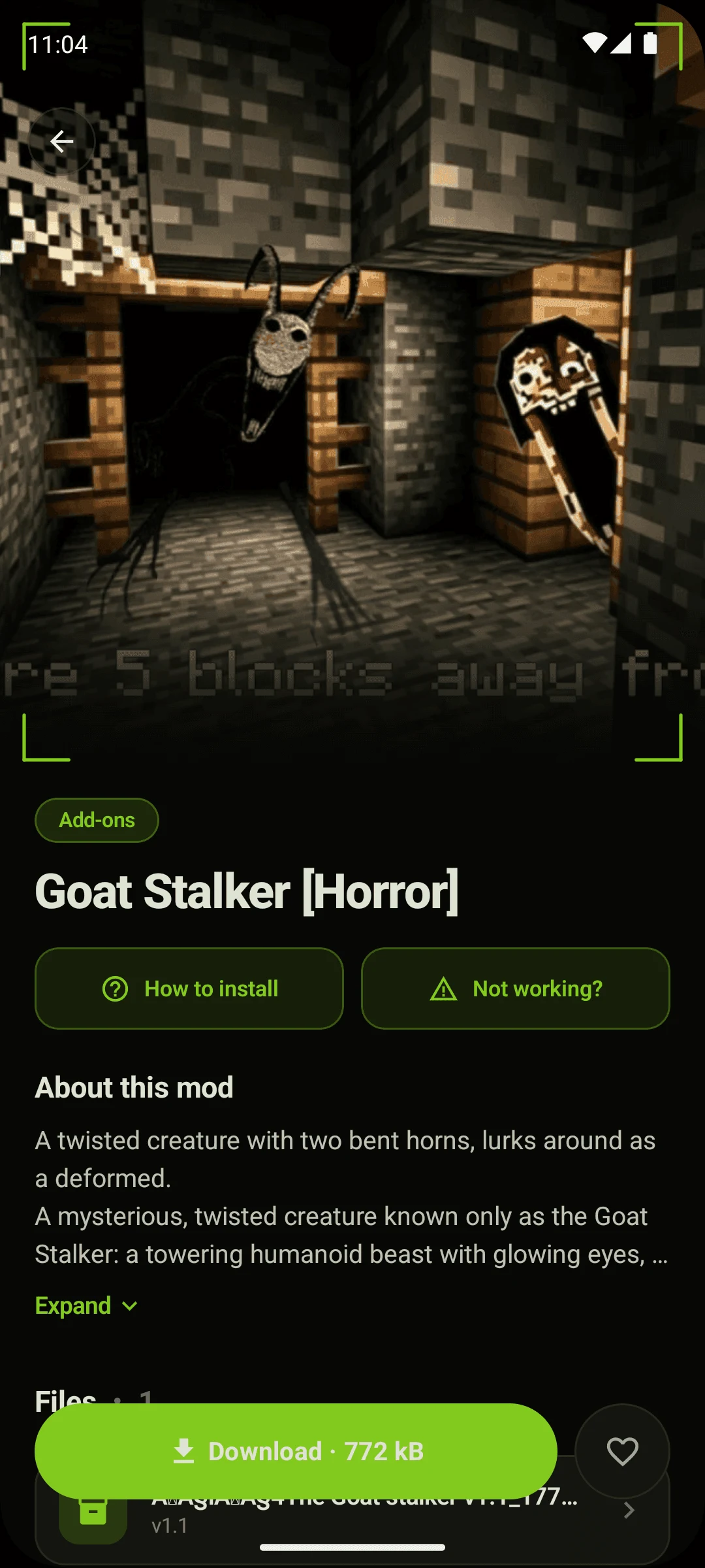 Stalker Mod for Minecraft PE screenshot