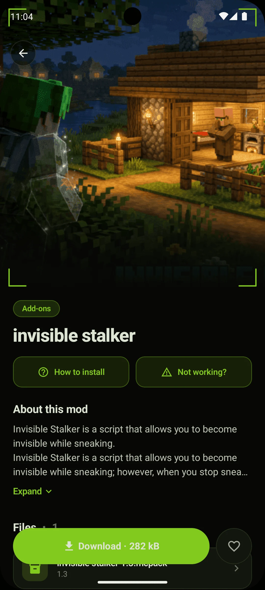 Stalker Mod for Minecraft PE screenshot